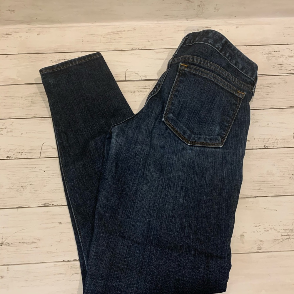 J. Crew toothpick jeans ankle size 26 dark denim - Picture 2 of 9